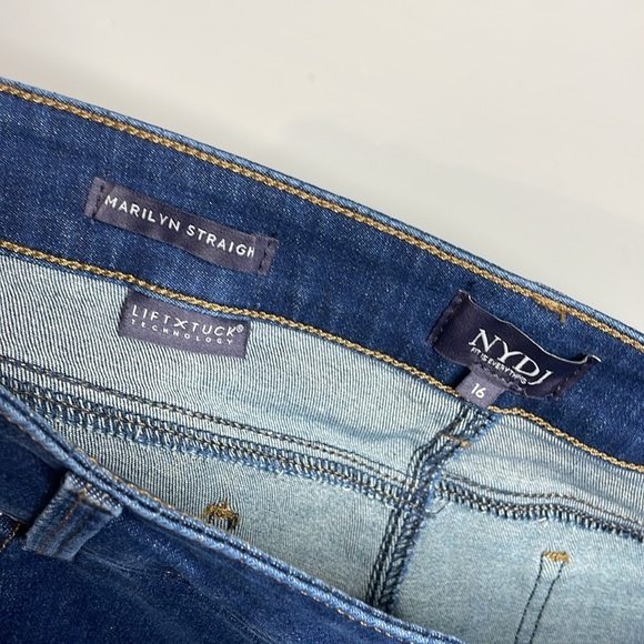 NYDJ | Women’s Marilyn Straight Leg Jeans Plus Size 16 NWT - Picture 6 of 7